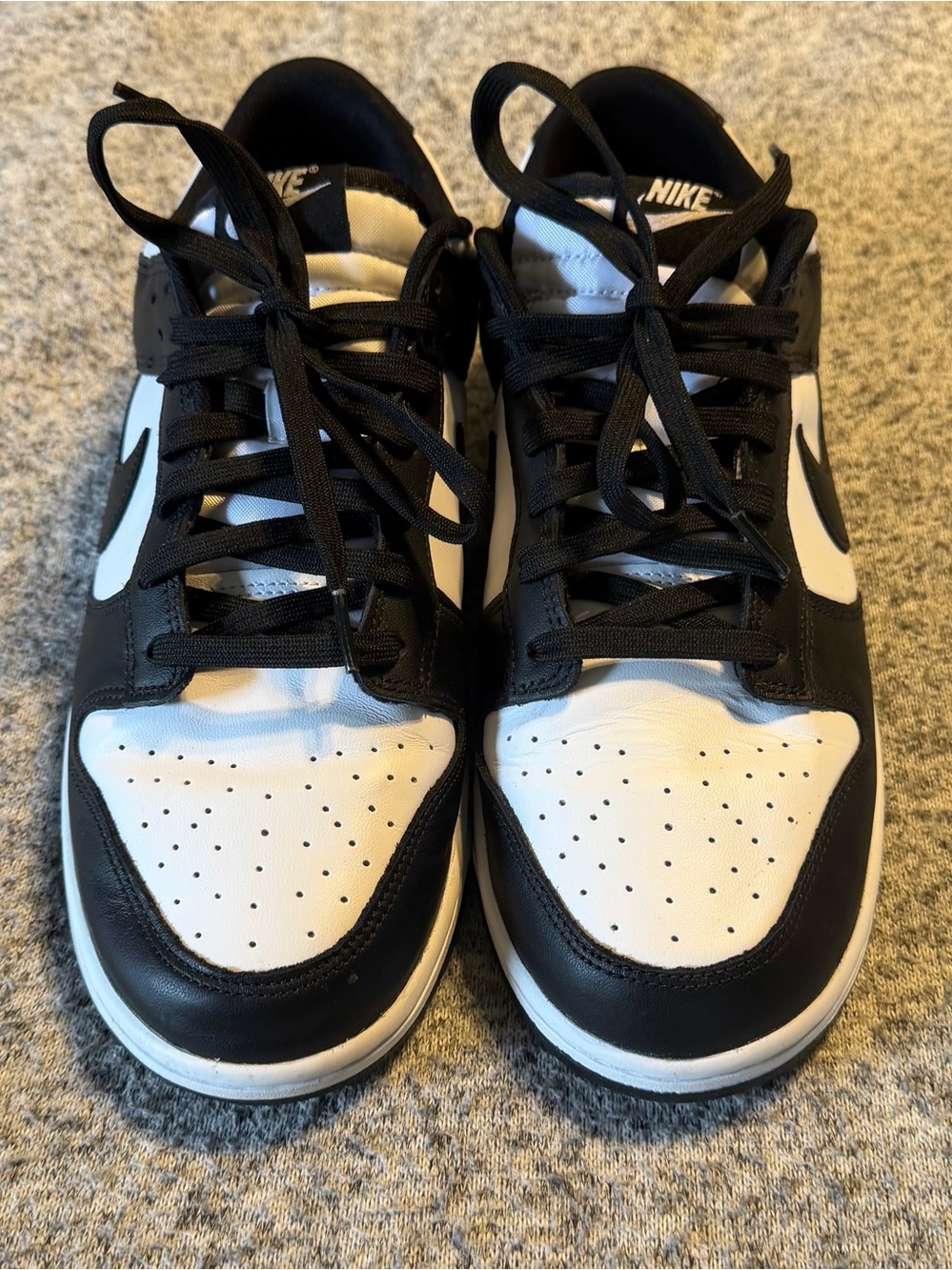 Size 12 - Nike Dunk Low Black White Panda